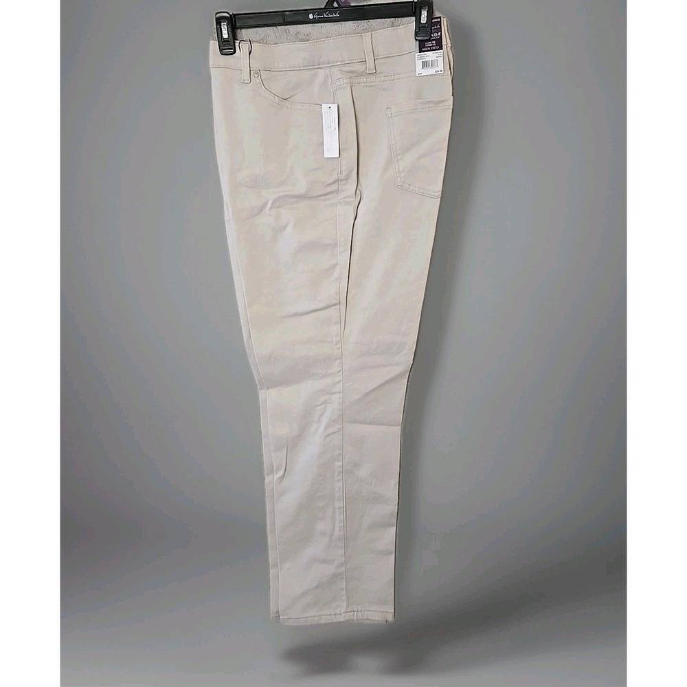 Gloria Vanderbilt Women Khakis Amanda Tapered Slimming Jeans Pants Plus Size 20W